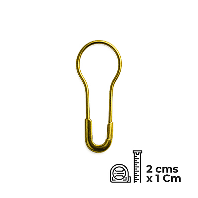 Gancho Calabash Dorado Caja x 1000 Und Gancho Calabash Dorado Caja x 1000 Und