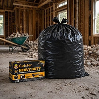 GUTSTER - HD Contractor Bags - 42G 3mil Black 20ct Flap Tie