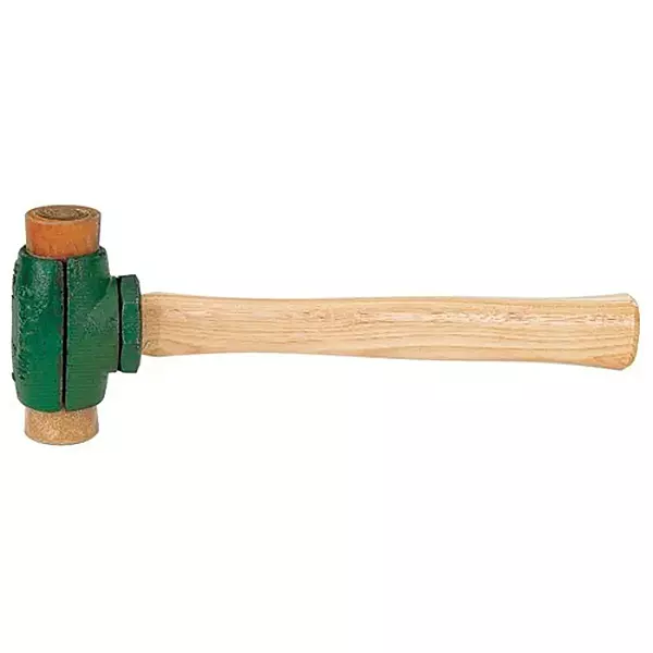 GARLAND MFG, 31002, SIZE 2 SPLIT-HEAD RAWHIDE HAMMER