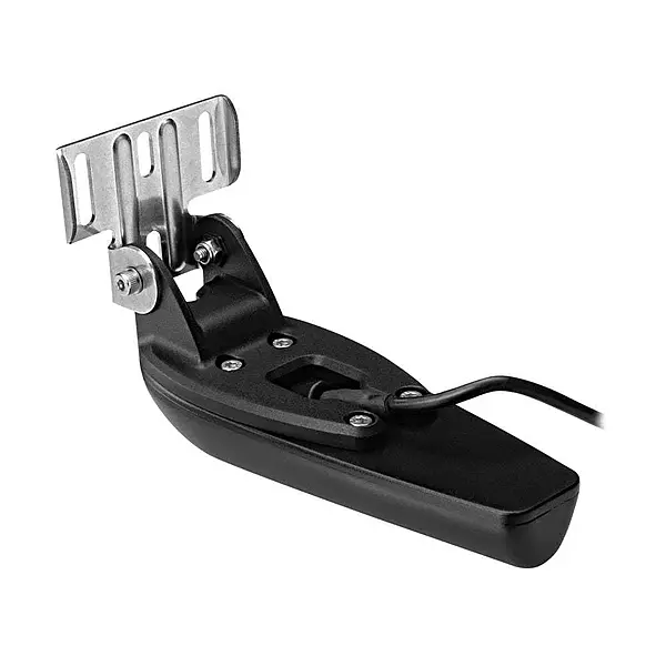 Garmin GT20-TM Transom Mount DownVü 500W (CHIRP 455/800kHz) Traditional 500W (77/200 Hz) Transducer w/Temp - 4-Pin