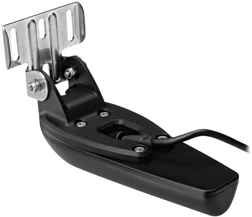 Garmin GT20-TM Transom Mount DownVü 500W (CHIRP 455/800kHz) Traditional 500W (77/200 Hz) Transducer w/Temp - 4-Pin