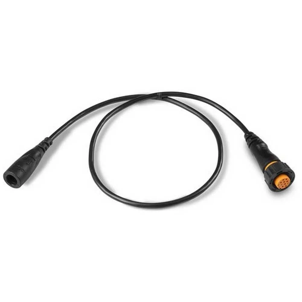 Garmin 010-12718-00 Sounder Adapter Cable - 4-Pin Transducer to 12-Pin , Black