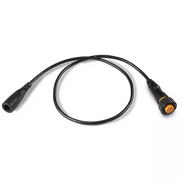Garmin 010-12718-00 Sounder Adapter Cable - 4-Pin Transducer to 12-Pin , Black