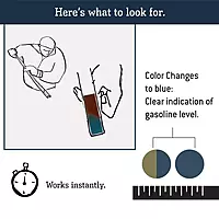 Gasoila Gas Gauging Paste, 2.5 oz Jar - Instantly Detects Water in Gasoline, Diesel, Kerosene, Crude and Refined Oils