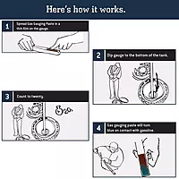 Gasoila Gas Gauging Paste, 2.5 oz Jar - Instantly Detects Water in Gasoline, Diesel, Kerosene, Crude and Refined Oils