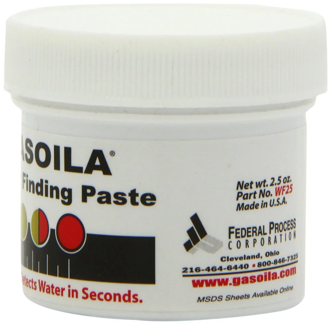Gasoila Water Finding Paste - Detects Water in Gasoline, Diesel & Kerosene