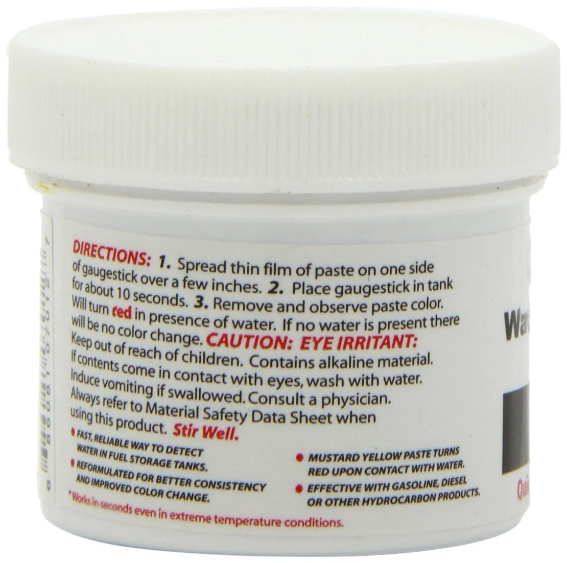 Gasoila Water Finding Paste - Detects Water in Gasoline, Diesel & Kerosene