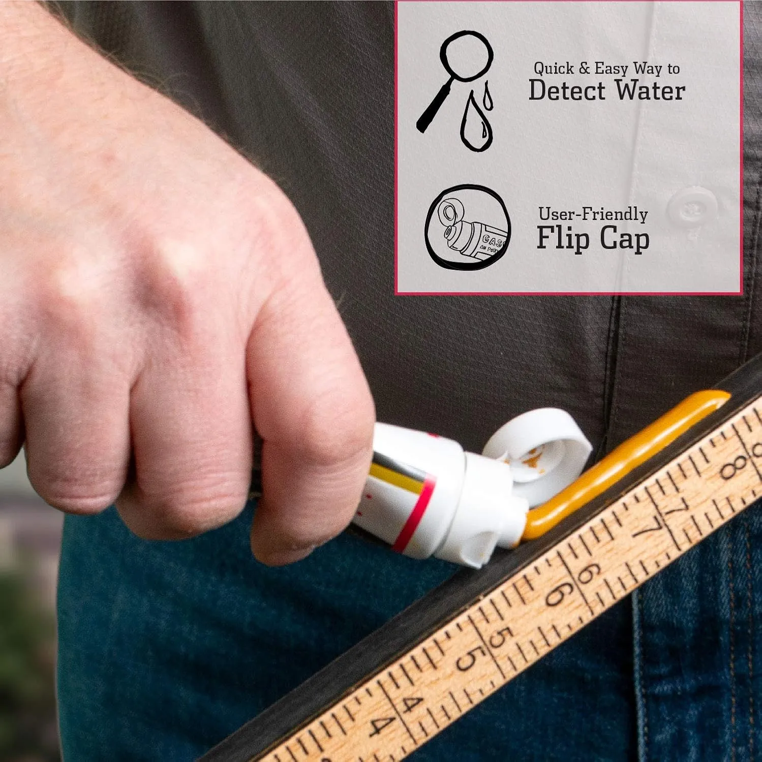 Gasoila Water Finding Paste - Detects Water in Gasoline, Diesel & Kerosene