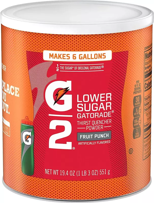Gatorade Perform G2 02 Perform Thirst Quencher Instant Powder Fruit Punch Drink 19.4 Oz. (1 Each)