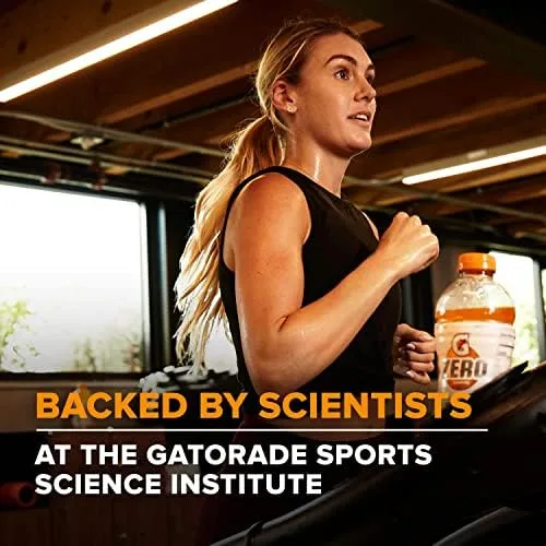 Gatorade Thirst Quencher Zero Sugar Sports Drink, Fruit Punch, 20oz Bottles, 8 Pack