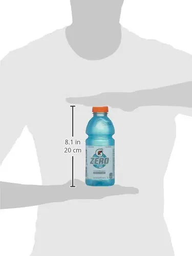 Gatorade Zero Glacier Freeze Thirst Quencher, 20 Fl Oz Bottle Glacier Freeze 20 Fl Oz (Pack of 1)