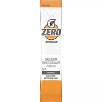 The Gatorade Gatorade G Zero, Sugar Free Powder Sticks, 0.10oz Packets (Mixes with 20 ounces of Water) 10 Pack (Orange)