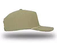 Custom 5 Panel Ribbit Rope Hats (Leatherette Patch)