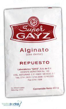 GAYZ 453 GRS ALGINATO SUPERADO