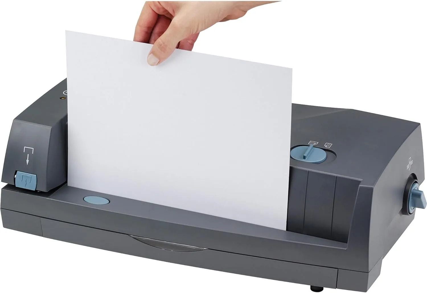 GBC 3230 Electric Paper Punch, Adjustable 2-3 Hole, 24-Sheet, Gray (7704270)