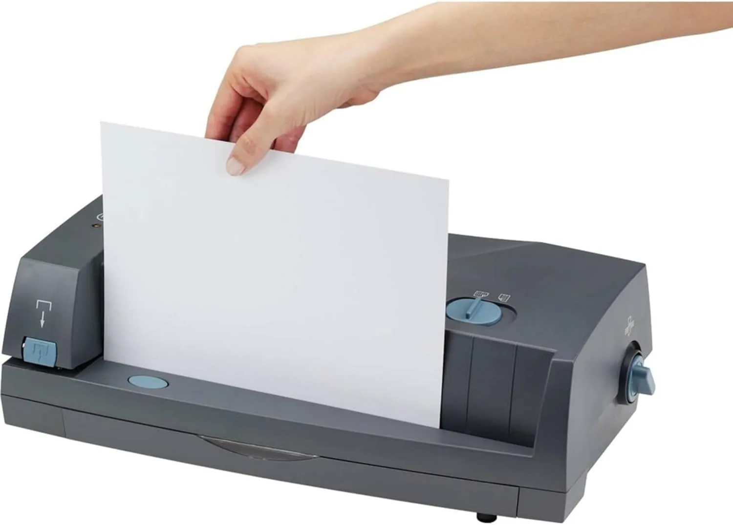 GBC 3230 Electric Paper Punch, Adjustable 2-3 Hole, 24-Sheet, Gray (7704270)