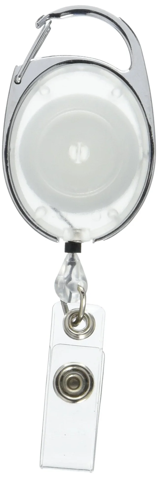 SWINGLINE GBC BadgeMates Translucent Retractable Carabiner Badge Reels