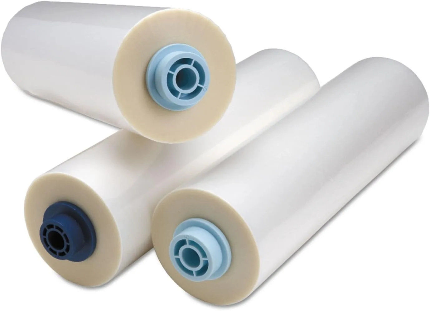 GBC EZ Load Blue End Cap Laminating Roll Film, Low Temp, Gloss, 11.5" x 100', 5 mil, 2 Rolls
