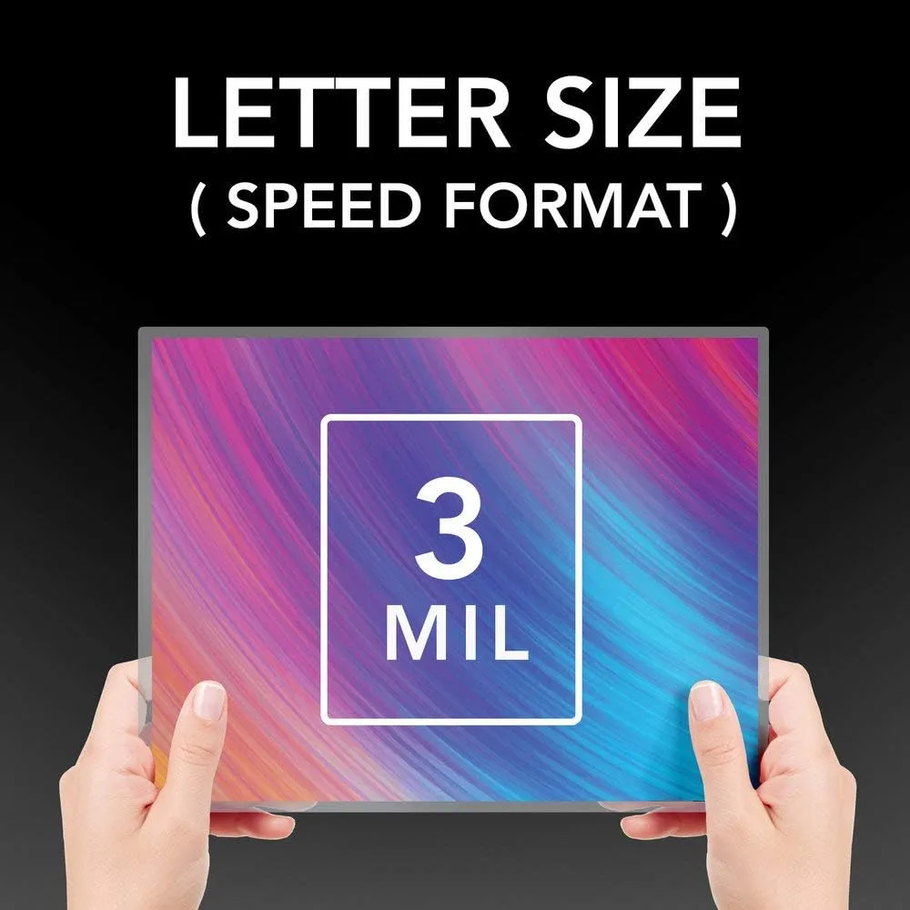 GBC EZUse Thermal Laminating Pouches, Letter Size, 3 Mil