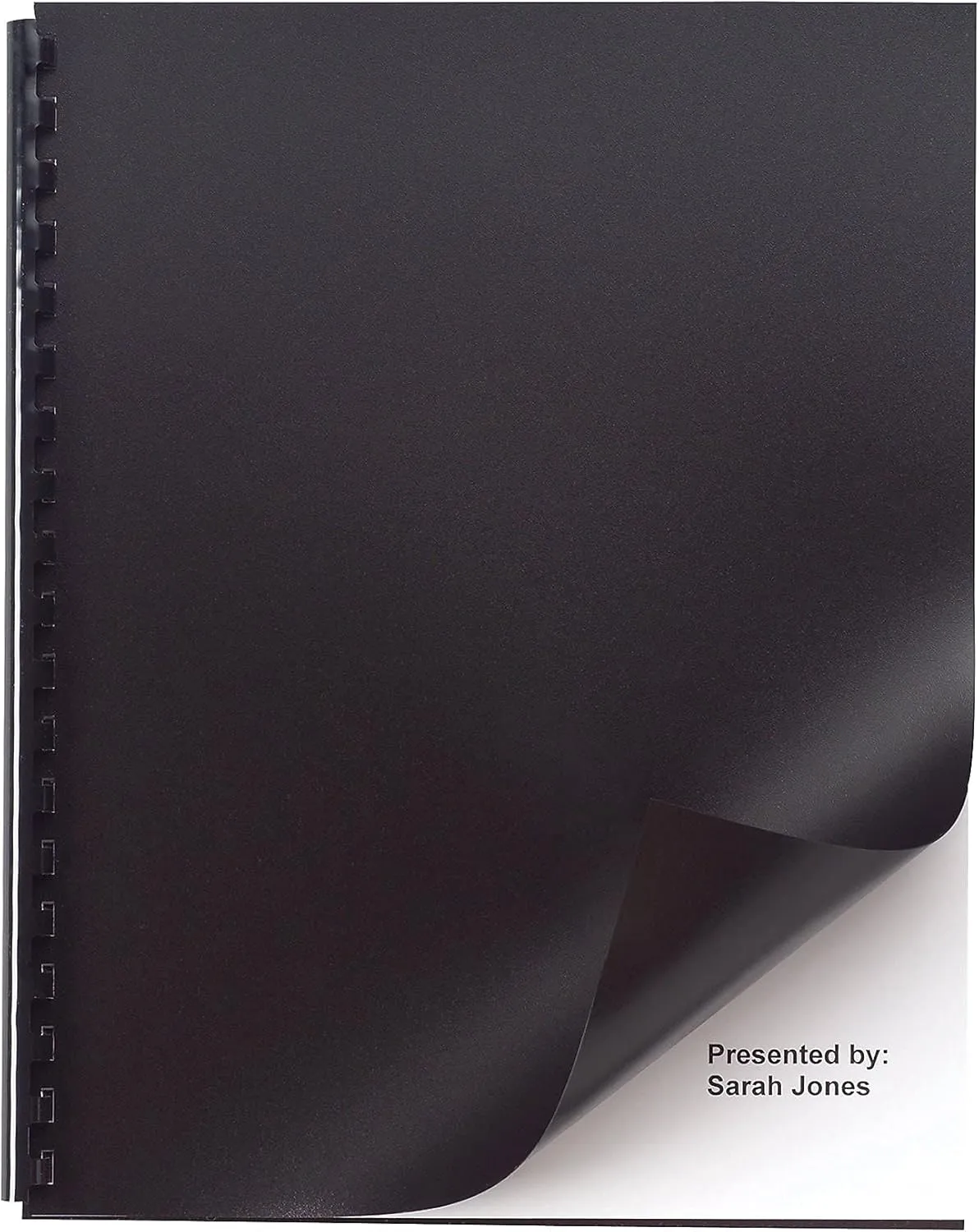 GBC Solids Presentation Covers, 8.5 x 11 in, Black, 50-Pack (2514493)