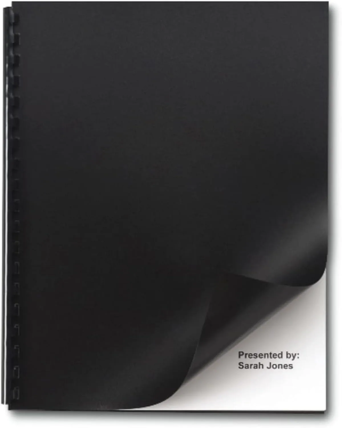 GBC Solids Presentation Covers, 8.5 x 11 in, Black, 50-Pack (2514493)