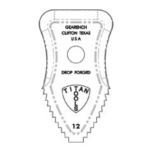C121, JAWS F/C12P CHAIN TONGSCODE A