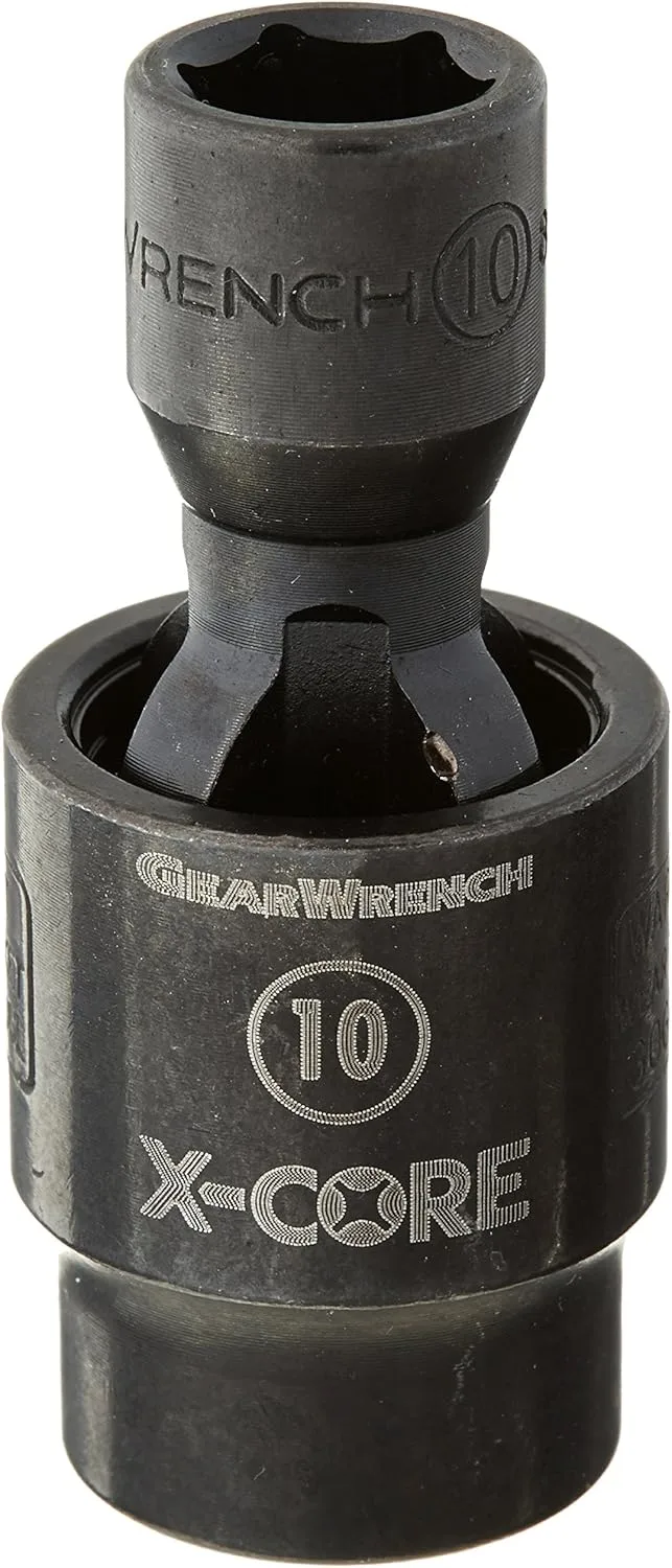 GEARWRENCH 3/8" Drive 6 Point Pinless Universal Impact Metric Socket 10mm - 84460