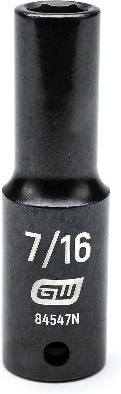 GEARWRENCH 1/2" Drive Deep Impact SAE Socket 7/16", 6 Point - 84547N