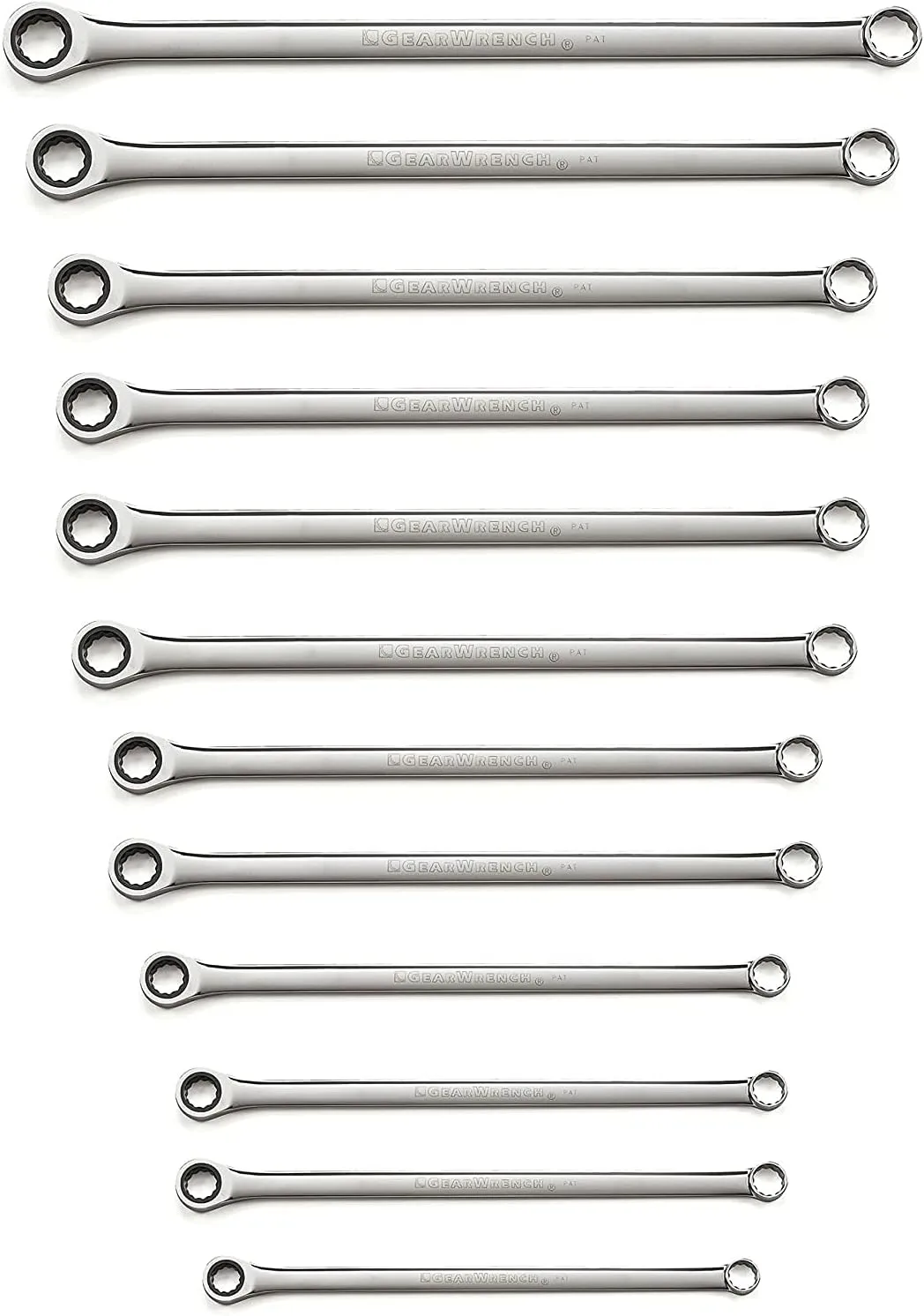GEAWRENCH 12 Pc. Gearbox XL Ratcheting Wrench Set, Metric - 85988