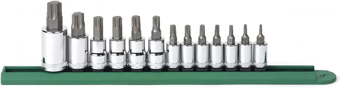 GEARWRENCH 13 Pc. 1/4" , 3/8" & 1/2" Drive Torx Bit Socket Set