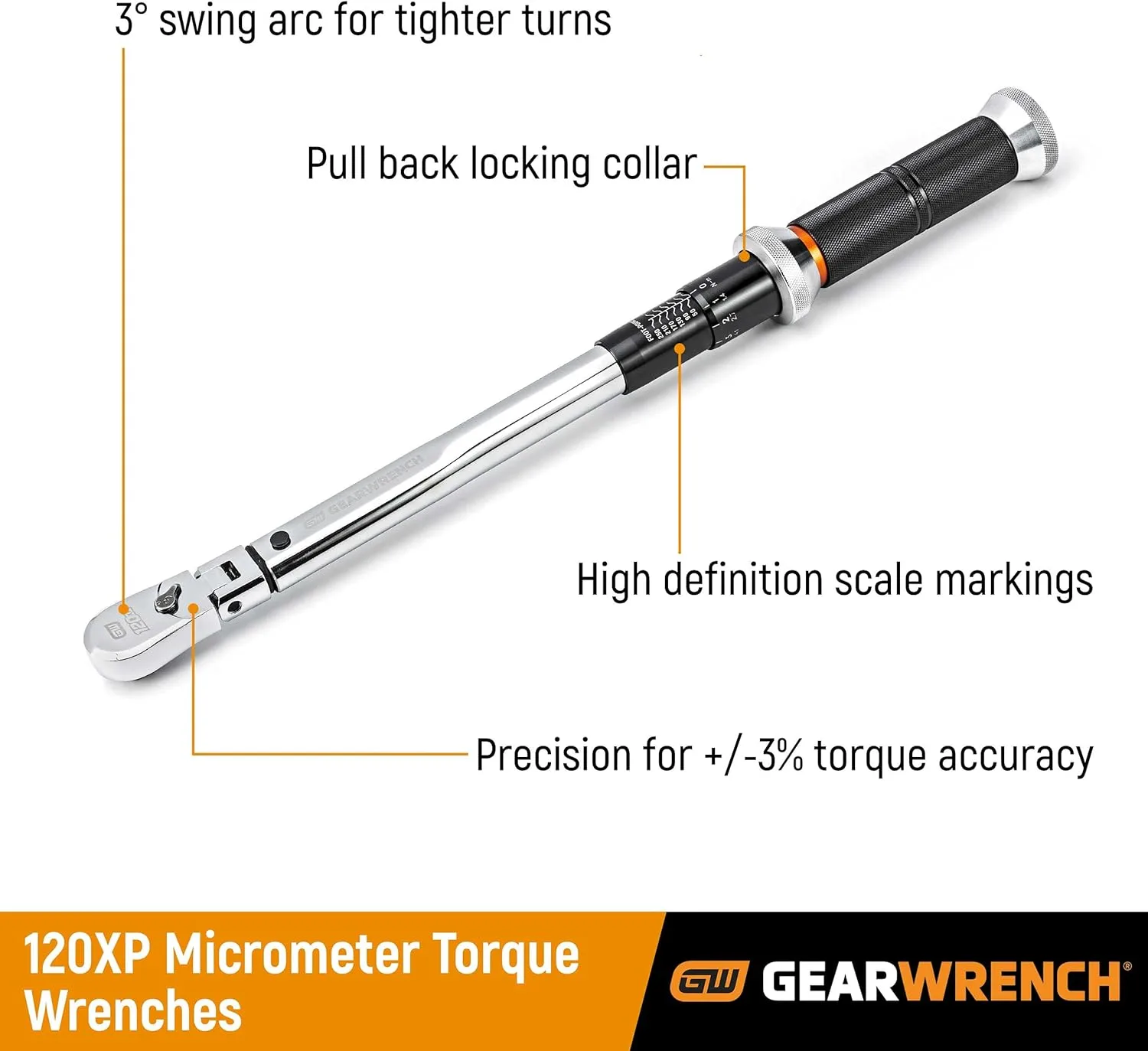 GEARWRENCH 120XP Micrometer Torque Wrench
