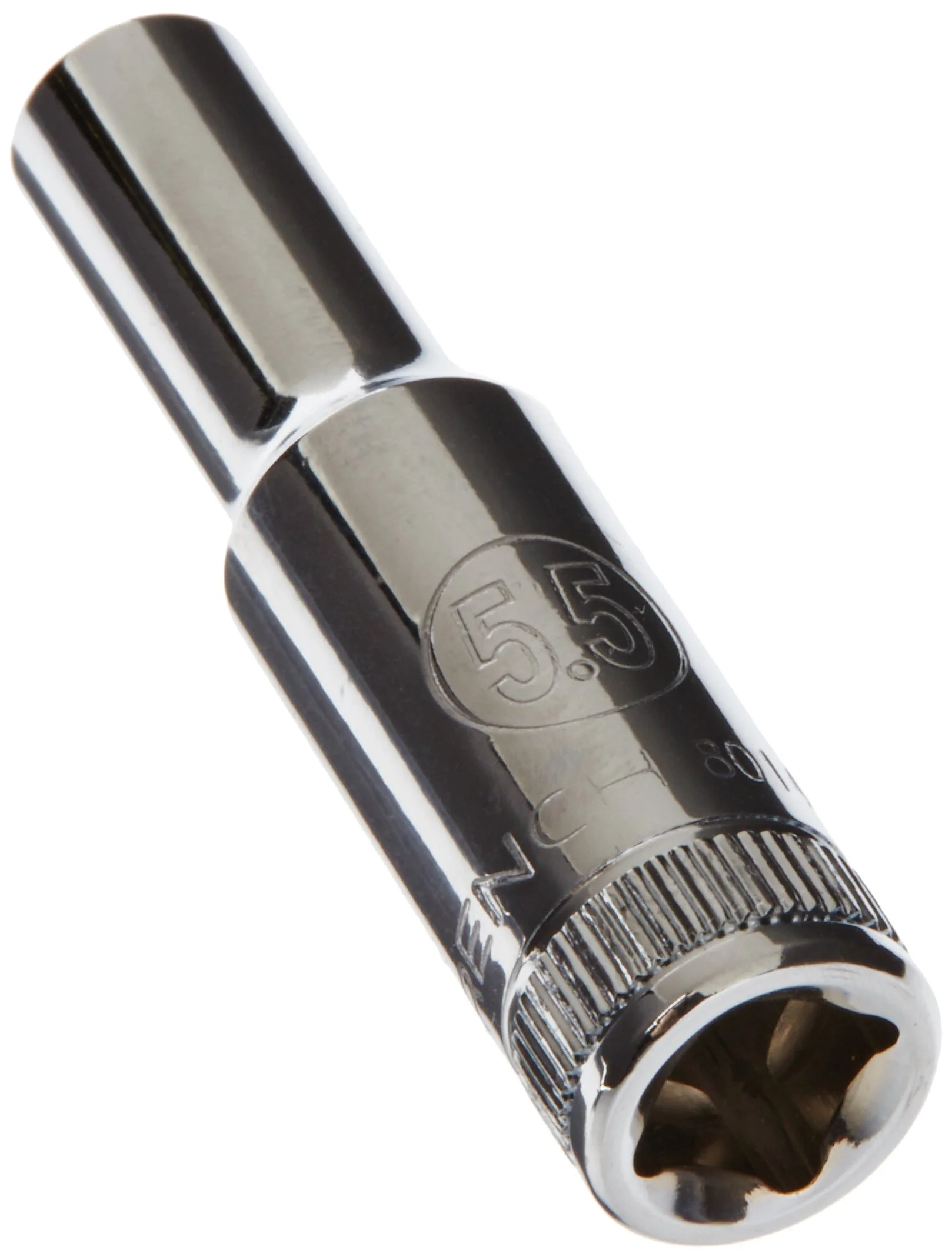 GEARWRENCH 1/4" Drive Deep Metric Socket 5.5mm, 6 Point - 80140