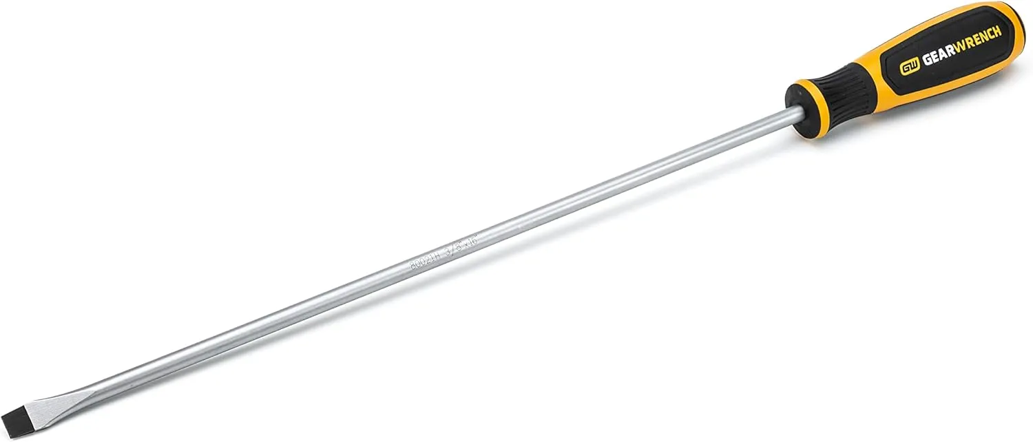 GEARWRENCH 1/4" x 4" Slotted Dual Material Screwdriver - 80013H