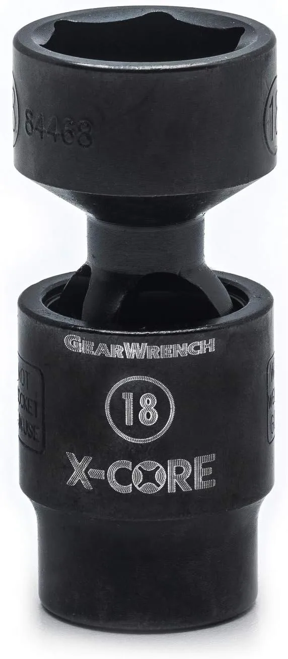 GEARWRENCH 3/8" Drive X-Core™ 6 Pt. Pinless Universal Impact Standard Socket, 14mm - 84464
