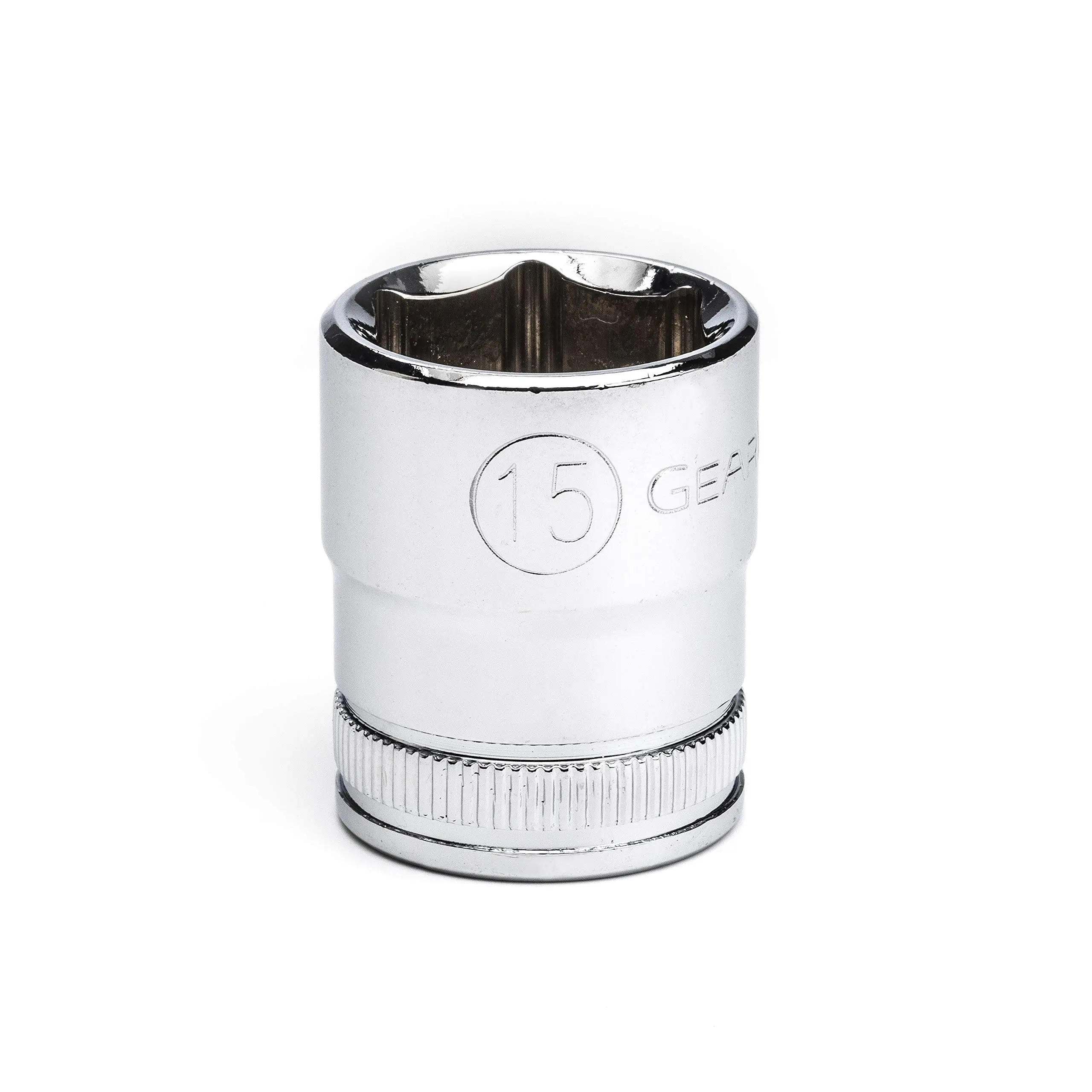 GEARWRENCH 3/8" Drive Standard Metric Socket 15mm, 6 Point - 80383