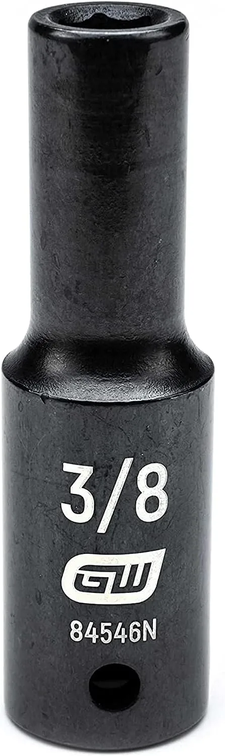 GEARWRENCH 19 Piece 1/2 Inch Drive 6 Point Impact Socket Set, Deep, SAE - 84934N 1/2"