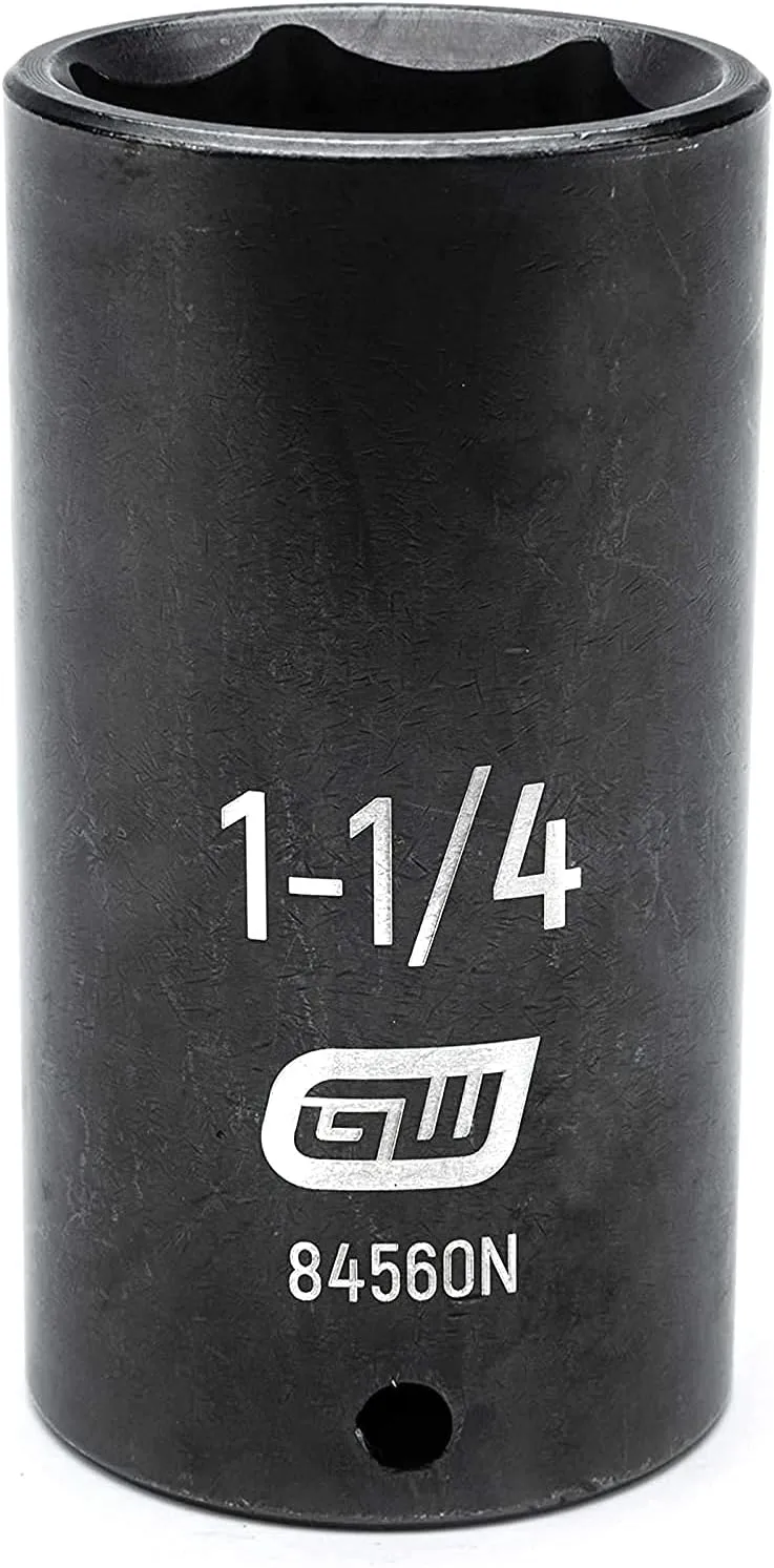 GEARWRENCH 19 Piece 1/2 Inch Drive 6 Point Impact Socket Set, Deep, SAE - 84934N 1/2"