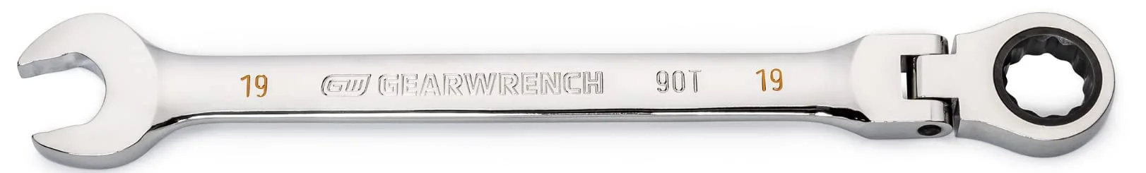 GEARWRENCH 90-Tooth 12-Point Flex Head Ratcheting Combination Wrench