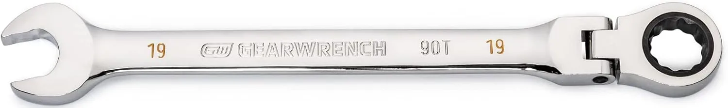 GEARWRENCH 90-Tooth 12-Point Flex Head Ratcheting Combination Wrench