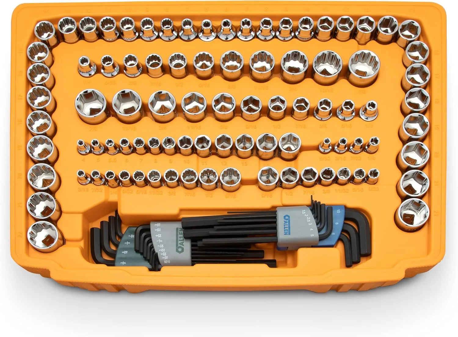 GEARWRENCH Mechanics Tool Set 1/4, 3/8 and 1/2-inch Drives in 3-Drawer Storage Box