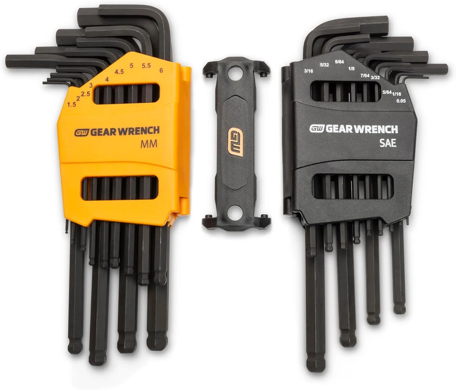 GEARWRENCH 26 Piece SAE/Metric Ball End Long Arm Hex Key Set - 83505