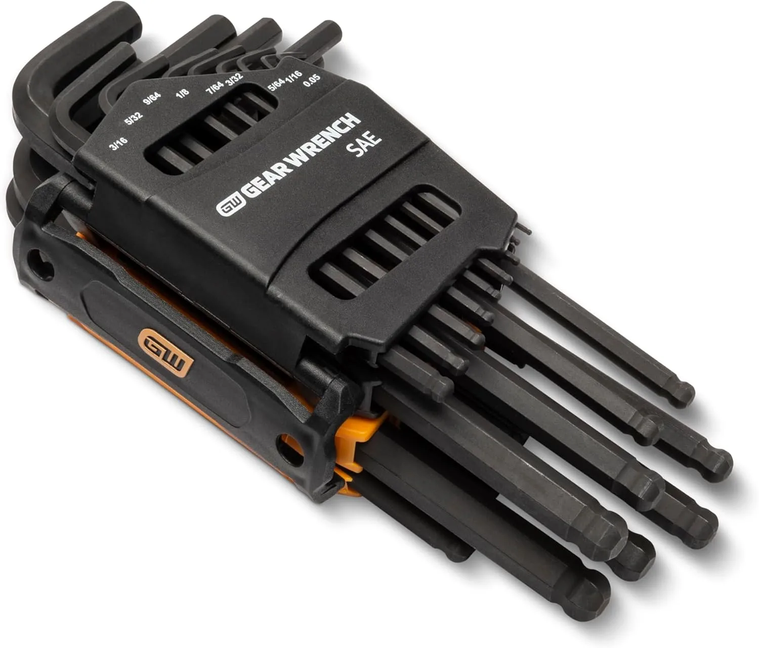 GEARWRENCH 26 Piece SAE/Metric Ball End Long Arm Hex Key Set - 83505