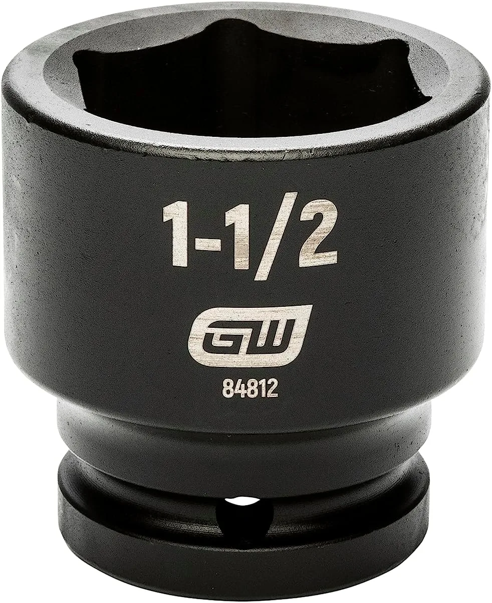 GEARWRENCH 3/4" Drive Standard Impact SAE Socket 1-1/2", 6 Point - 84812