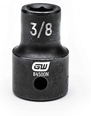 GEARWRENCH 39 Pc. 1/2" Drive 6 Pt. Impact Socket Set, Standard & Deep, SAE - 84947N, Black