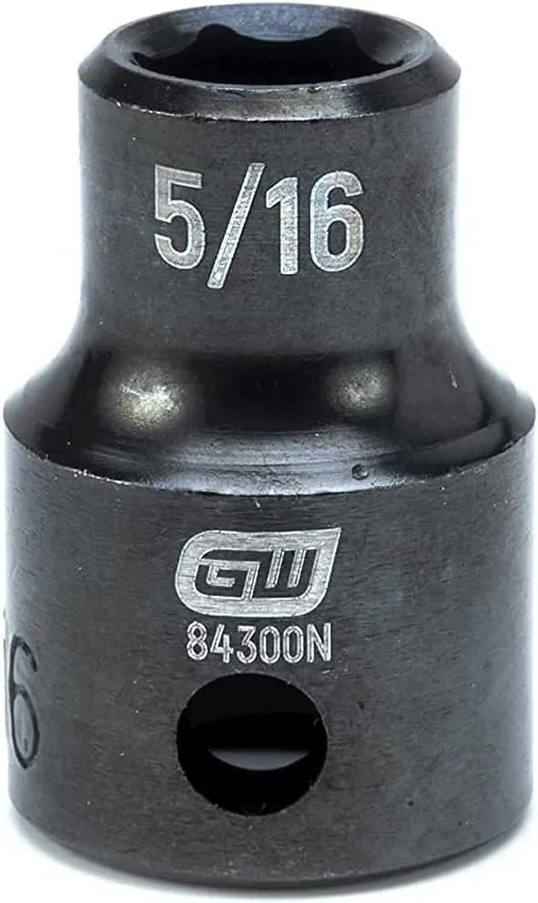 GEARWRENCH 44 Pc. 3/8" Drive 6 Point Standard & Deep Impact SAE/Metric Socket Set - 84916N
