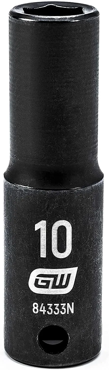 GEARWRENCH 44 Pc. 3/8" Drive 6 Point Standard & Deep Impact SAE/Metric Socket Set - 84916N
