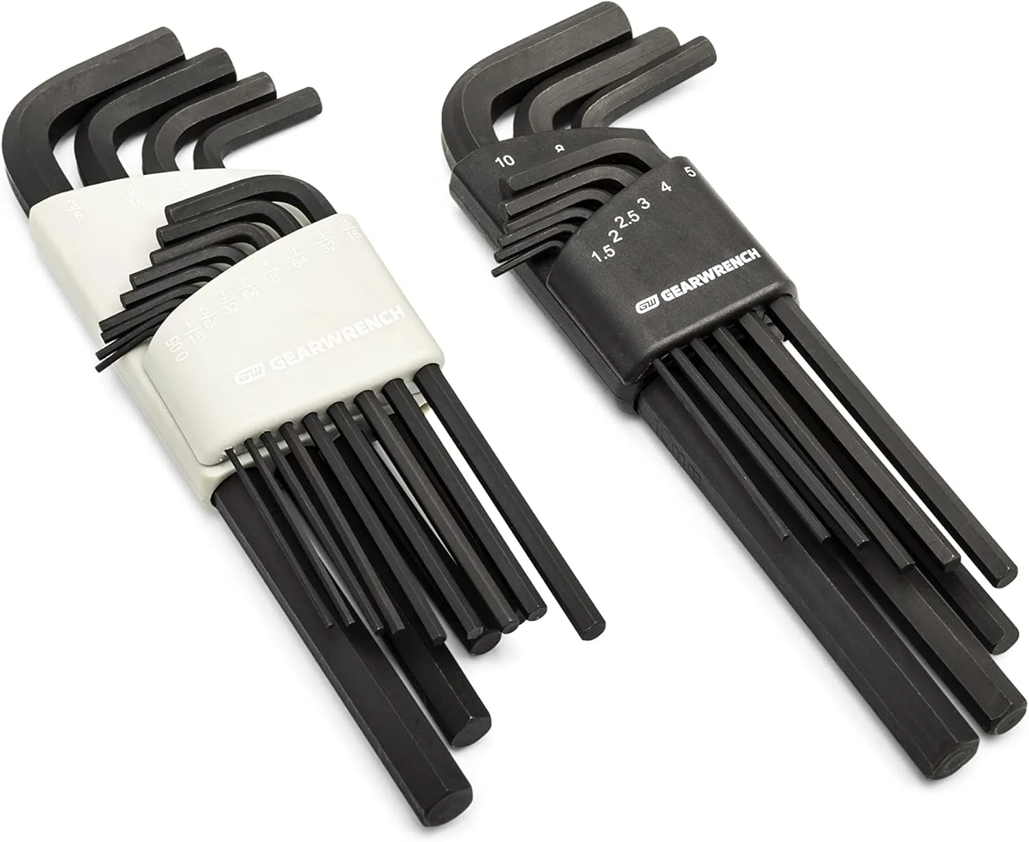 GEARWRENCH 44 Piece 90-Tooth SAE/Metric Ratcheting Wrench and Hex Key Set - 86528