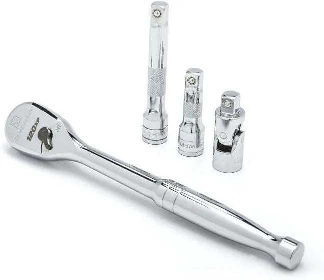 GEARWRENCH 120XP Mechanics Socket Set, SAE & Metric, 6-Point