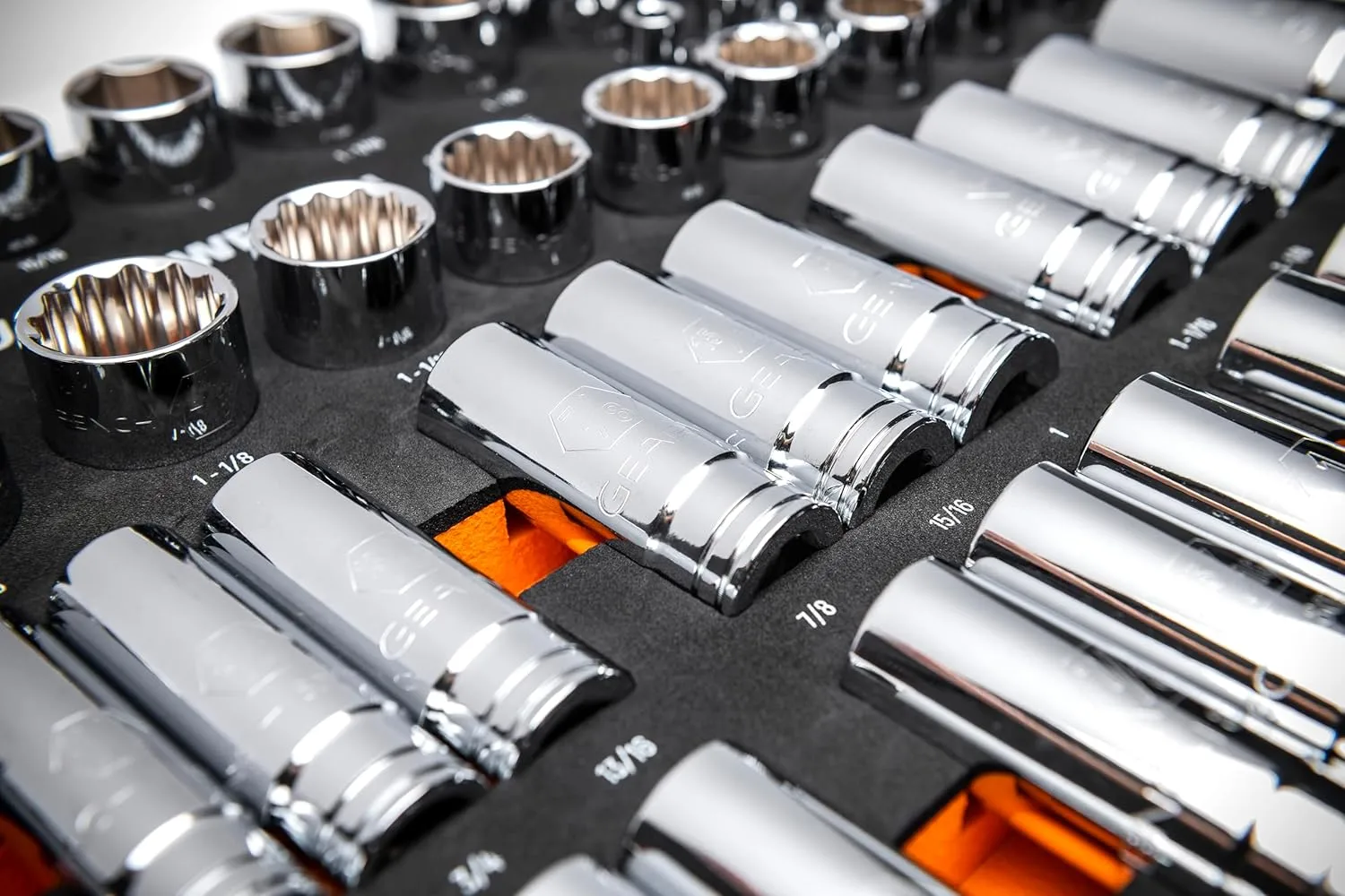 GEARWRENCH Master SAE Socket Set in Foam Storage Tray