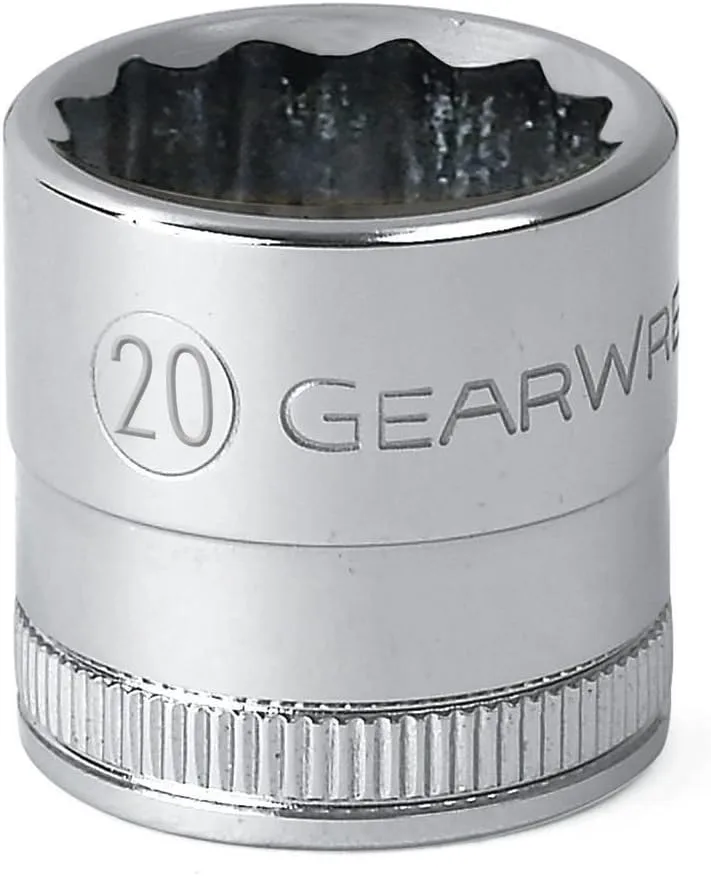 GEARWRENCH 80633 1/2" Drive 6-Point Standard Metric Socket 21mm